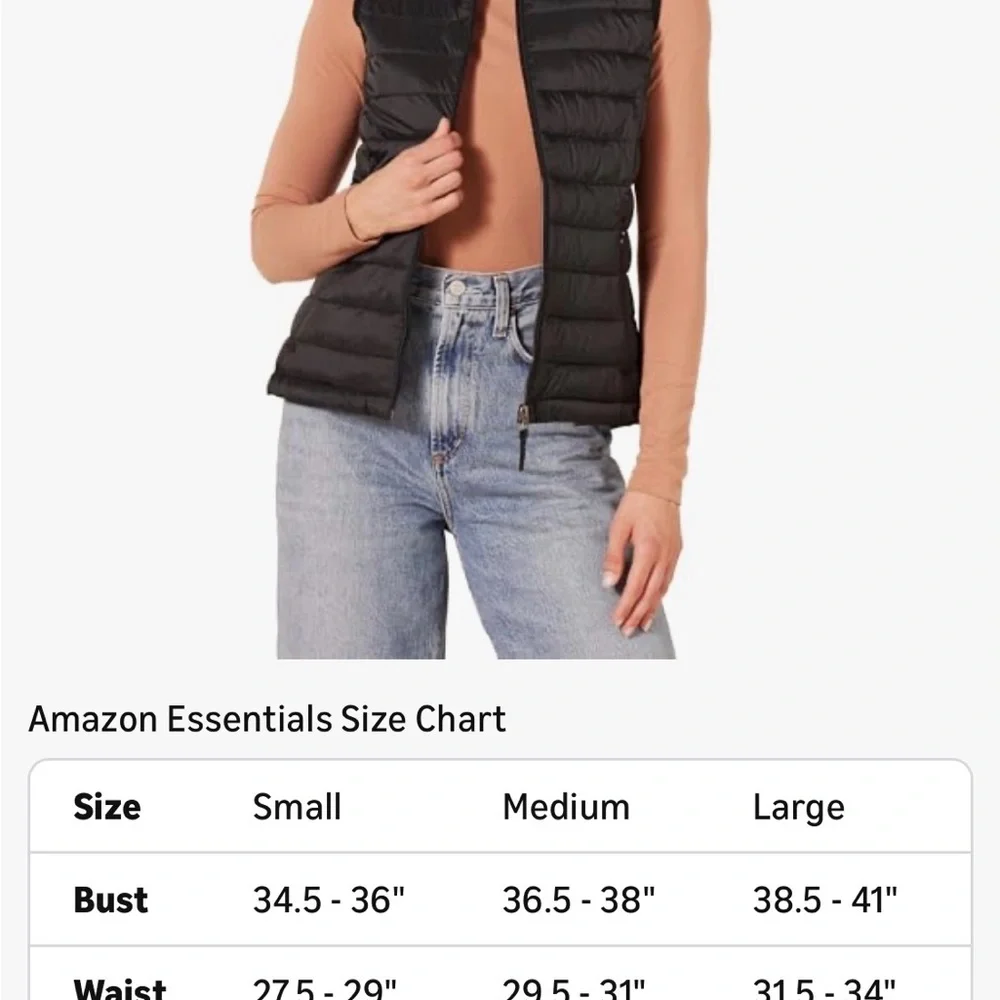 Women's Dark Puffer Vest